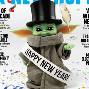 "بيبي يودا" يحتفل مع مجلة The Hollywood Reporter بالعام الجديد!