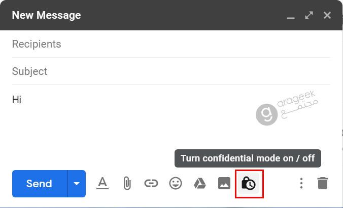 confidential mode gmail