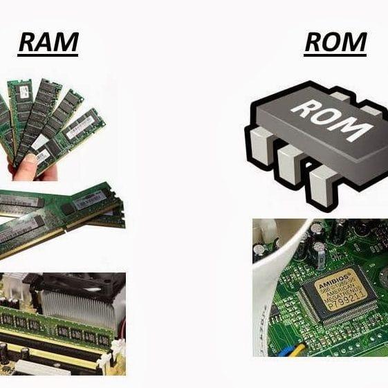 الفرق بين ذاكرتي RAM و ROM