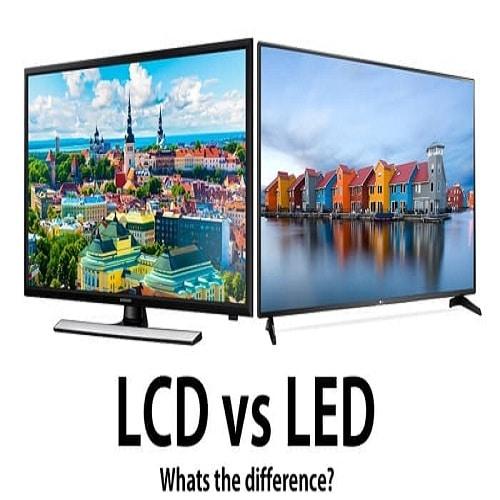 الفرق بين شاشة lcd و led