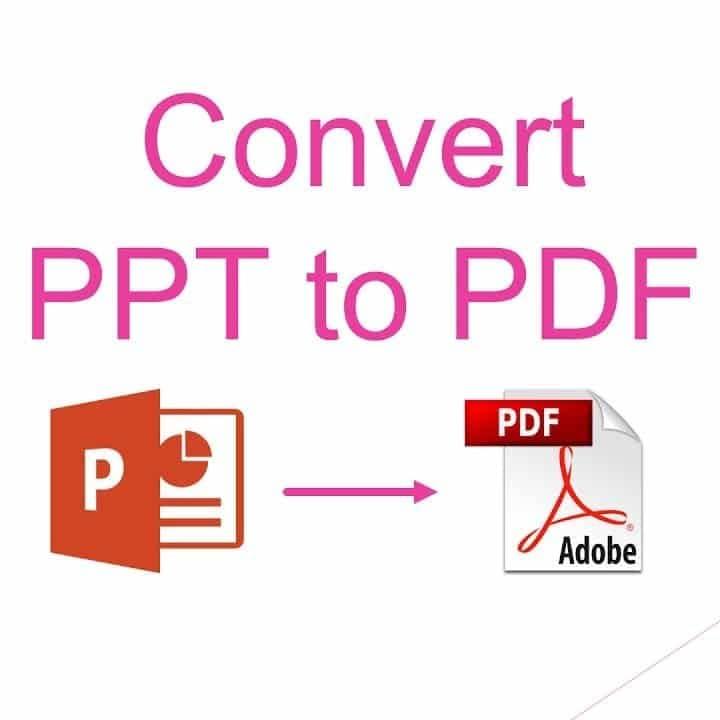 طريقة تحويل ملف بوربوينت إلى PDF