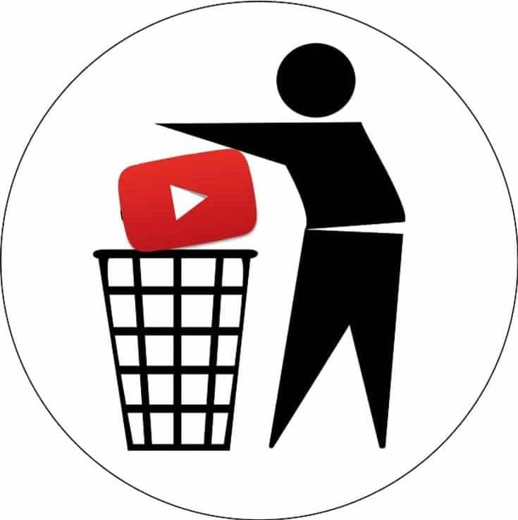 كيفية حذف حساب على يوتيوب