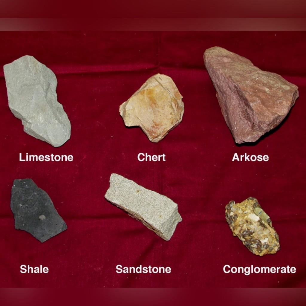 ما هي انواع الصخور الرسوبية