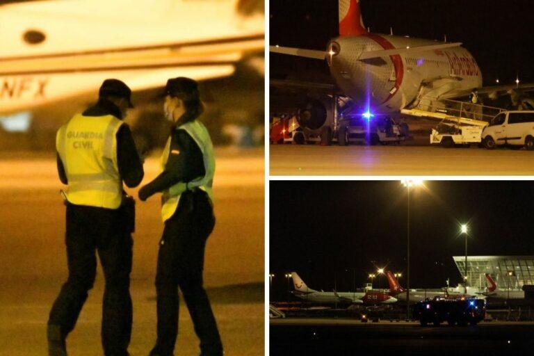 مجموعة ركاب دبروا عملية هبوط إضطراري لطائرة بقصد الدخول إلى إسبانيا بشكل غير قانوني