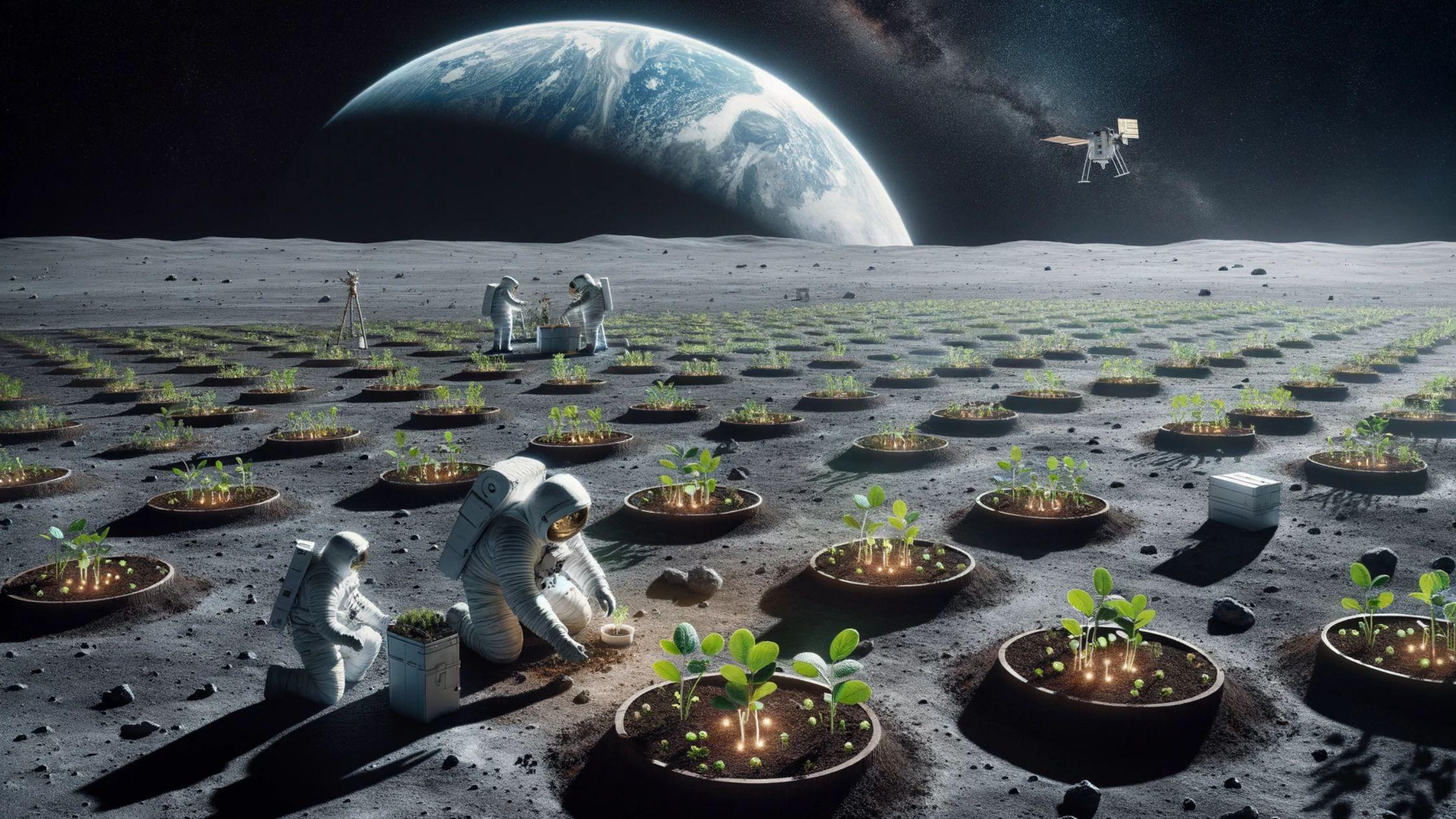 هل يمكننا زراعة النباتات على سطح القمر؟ .. ربما تملك ميكروبات كوكب الأرض إجابة هذا السؤال