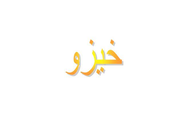 ما معنى خيزو في اللهجة المغربية؟