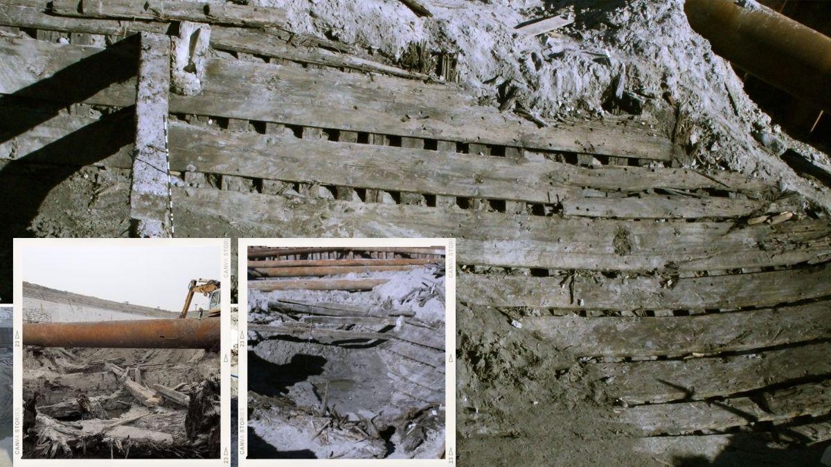 عثر عمال البناء على سفينة عمرها 700 عام على بعد خمسة أقدام فقط تحت الشارع
