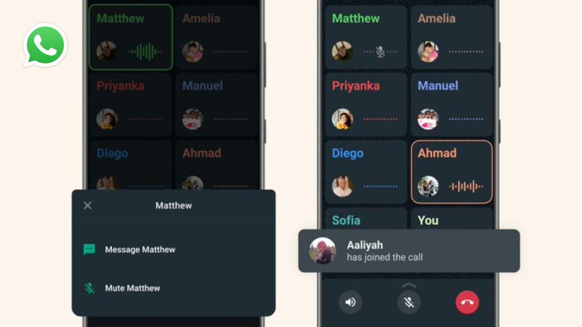 ميزة جديدة من WhatsApp تسمح لك بكتم صوت المستخدمين الفرديين ومراسلتهم أثناء المكالمات الجماعية