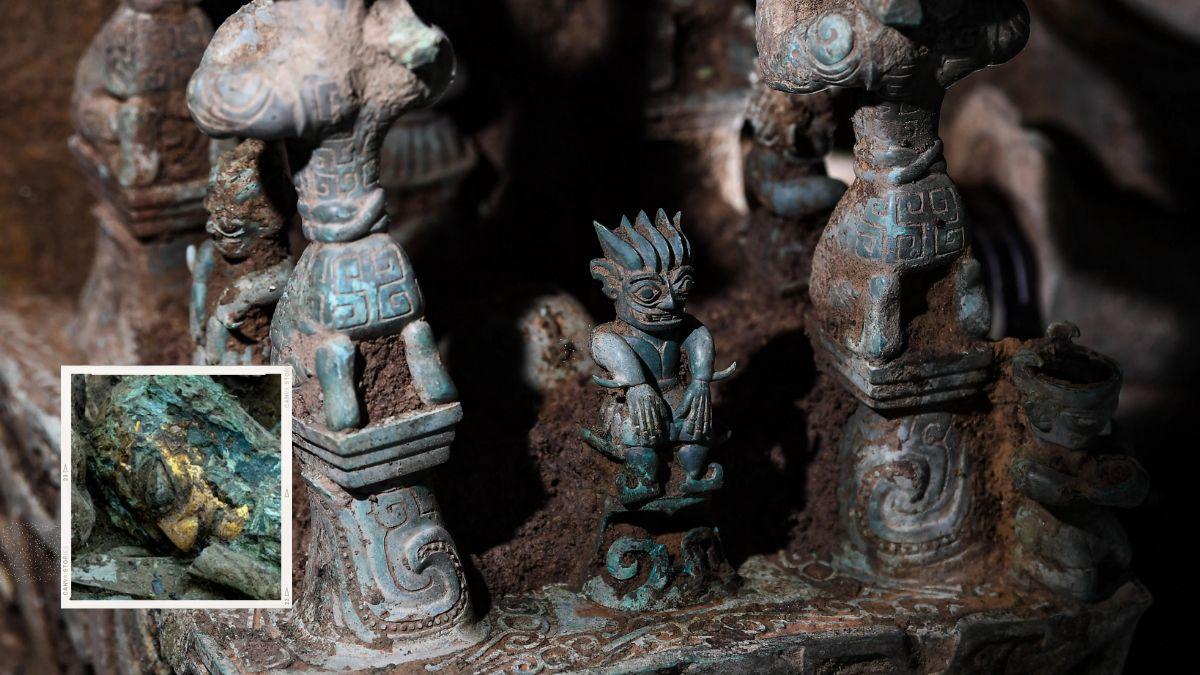اكتشاف كنز عمره أكثر من 3000 عامٍ يعود للمملكة الغامضة في جنوب غرب الصين