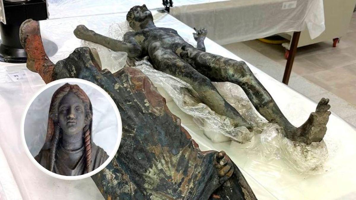 بينها تماثيل برونزية.. اكتشاف عشرات القطع الأثرية التي نحتت قبل ألفي عام في إيطاليا