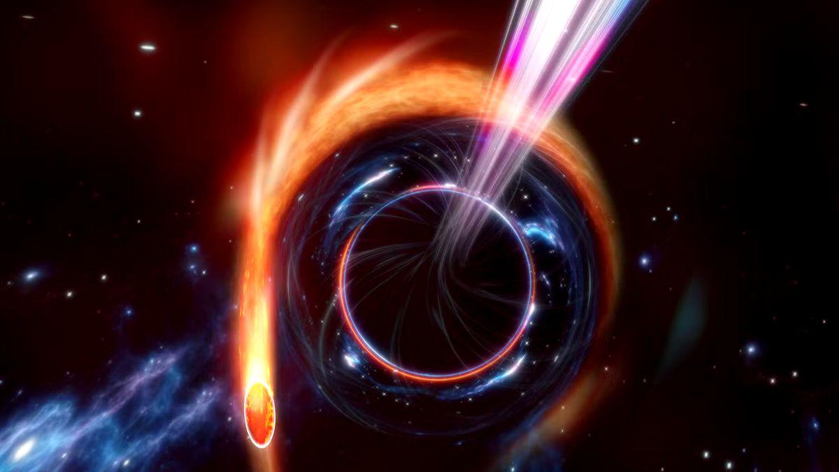 انفجار ضوئي غامض يُرجح اقتراب ثقب أسود من الأرض