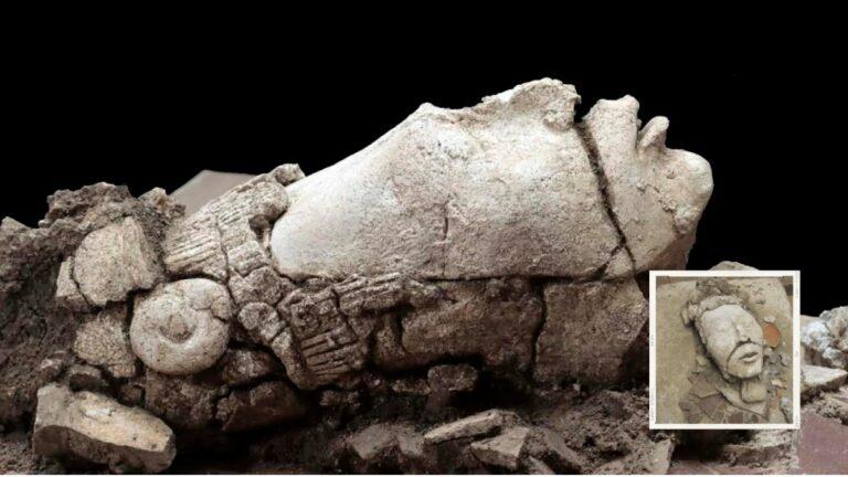 اكتشاف رأس إله ذرة مايا عمره 1300 عام في المكسيك