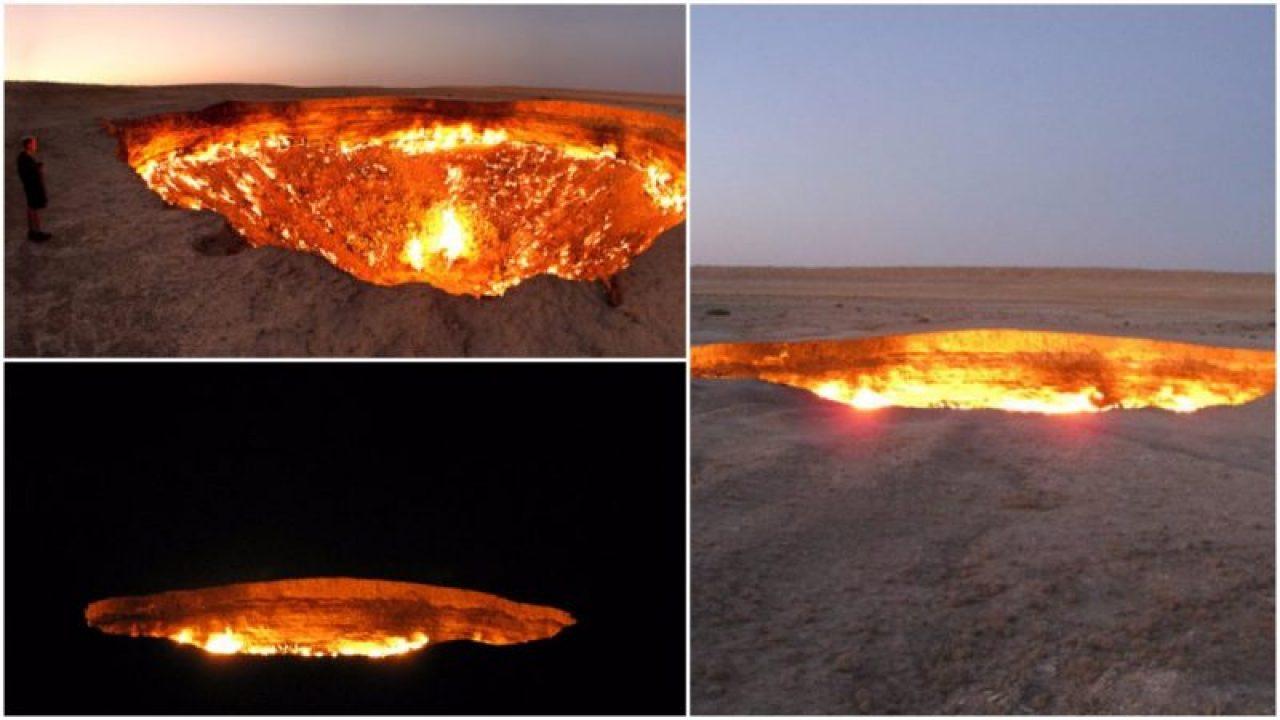 رئيس تركمانستان يوجه بالعمل على إطفاء نار “بوابة جهنم” المشتعلة منذ عقود