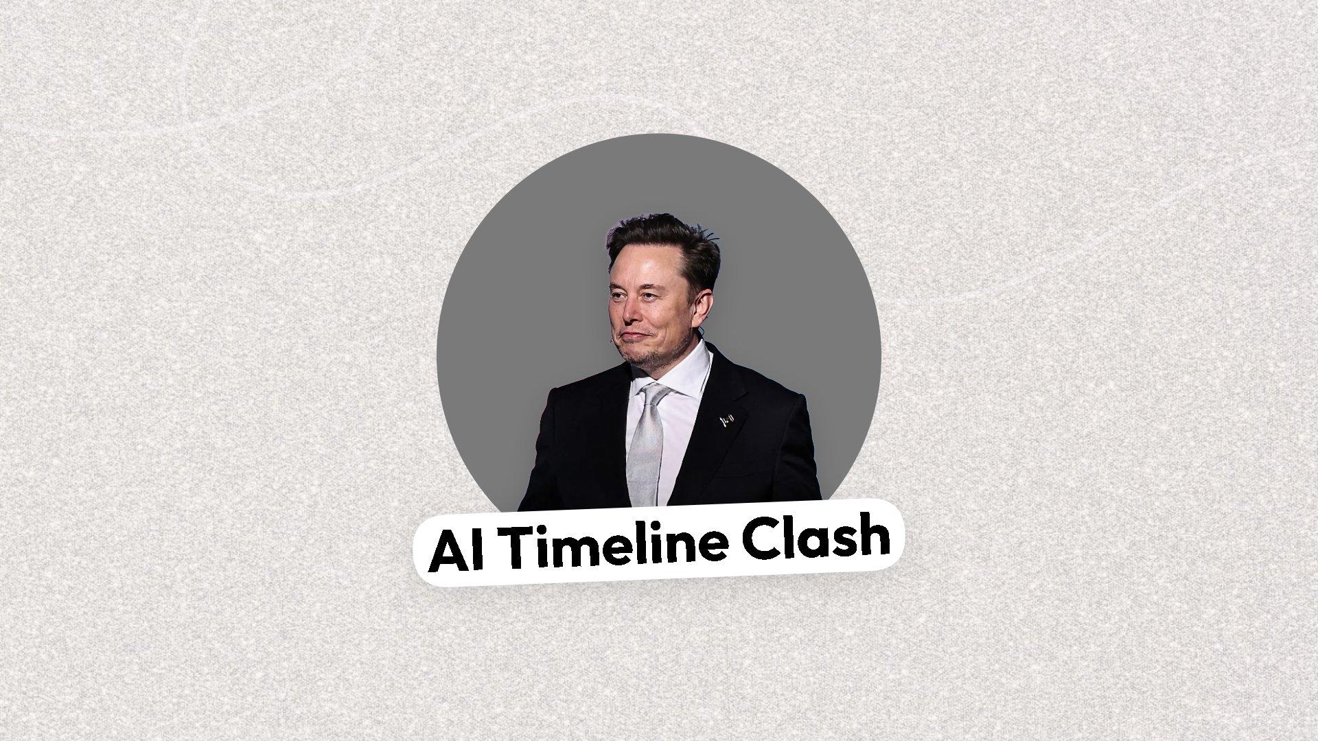 إيلون ماسك ومؤسس Z.ai يختلفان حول الجدول الزمني لتطور الذكاء الاصطناعي
