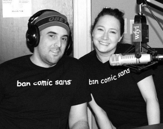 المصمم David Combs وزوجته Holly - الخط Comic Sans