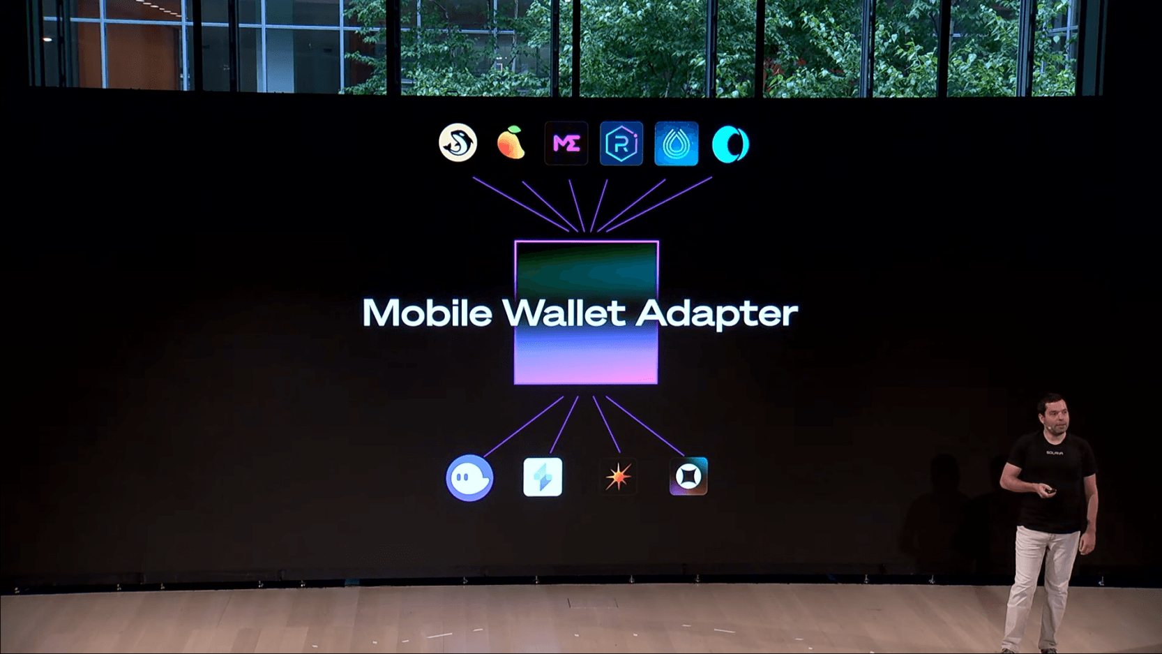 Mobile Wallet Adapter: هاتف Saga