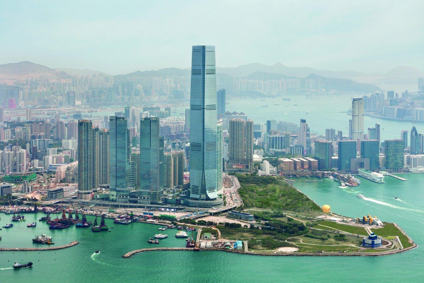 المبنى التجاري العالمي في هونغ كونغ, الصين 
