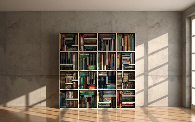 تصاميم مبتكرة لمكتبات منزلية عصرية