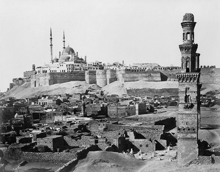 صورة القلعة في القاهرة في 1870