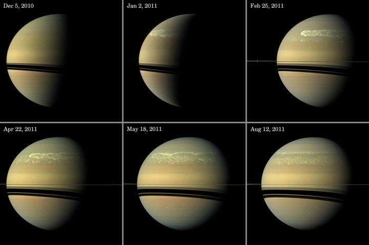 Cassini-Views-a-Massive-Storm-on-Saturn