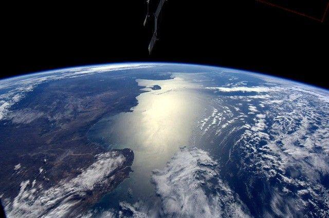 صورة التقطها أندريه من محطة الفضاء الدولية لساحل الأرجنتين