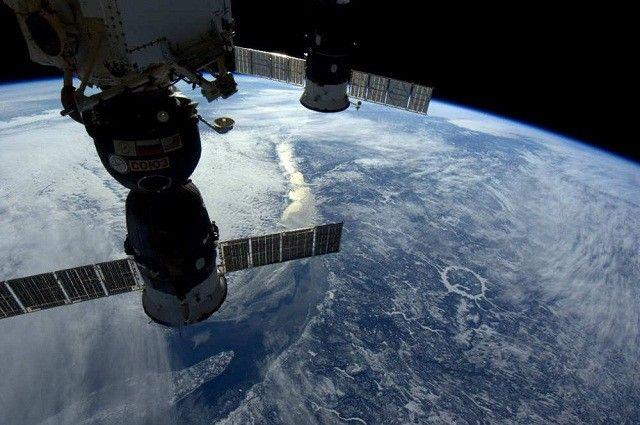 صورة التقطها أندريه من محطة الفضاء الدولية لكندا