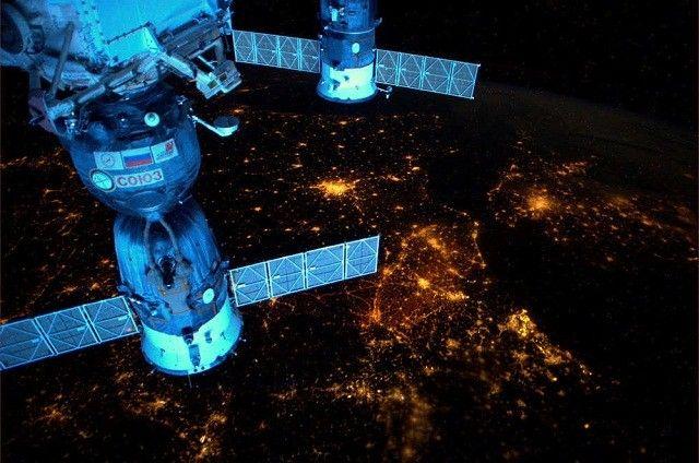 صورة التقطها أندريه من محطة الفضاء الدولية لأوروبا