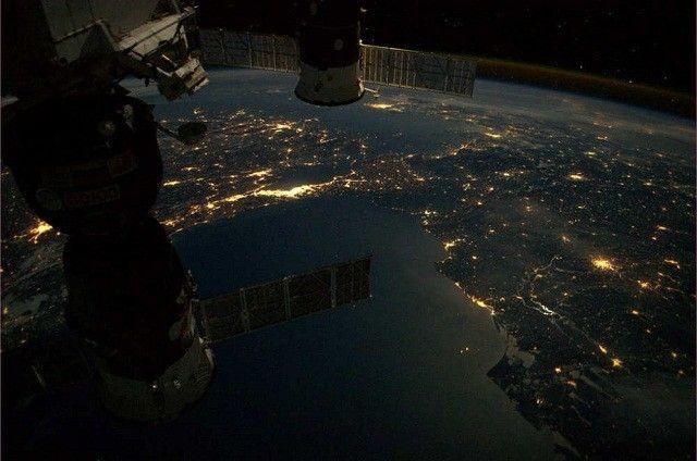 صورة التقطها أندريه من محطة الفضاء الدولية لاسطانبول