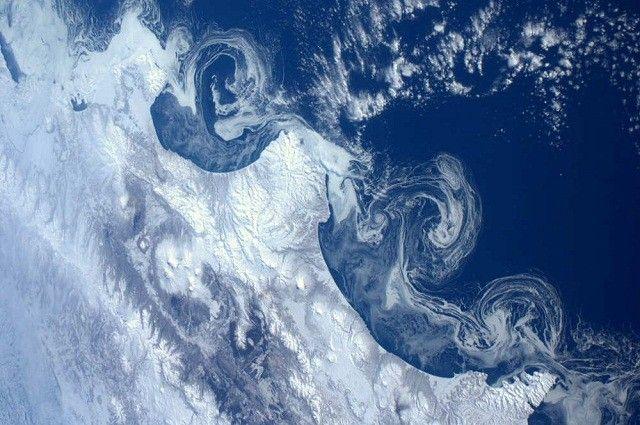 صورة التقطها أندريه من محطة الفضاء الدولية لروسيا