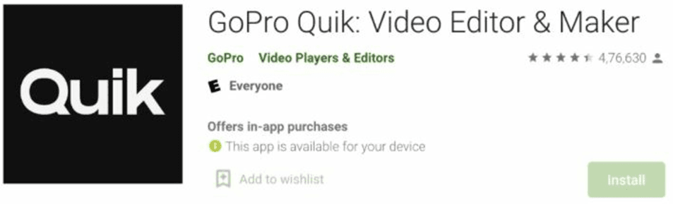 تطبيق Quik من أفضل التطبيقات للمونتاج