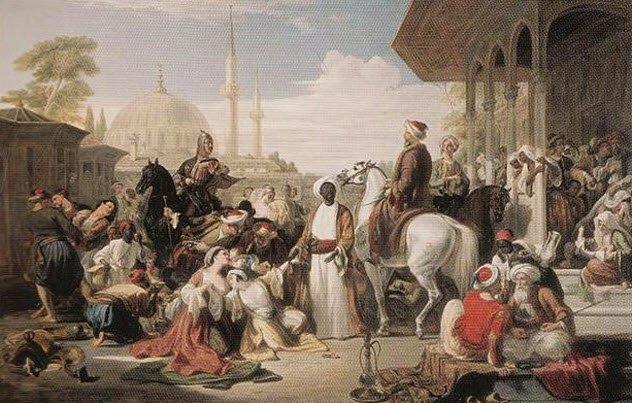 صورة عن العبودية في الدولة العثمانية