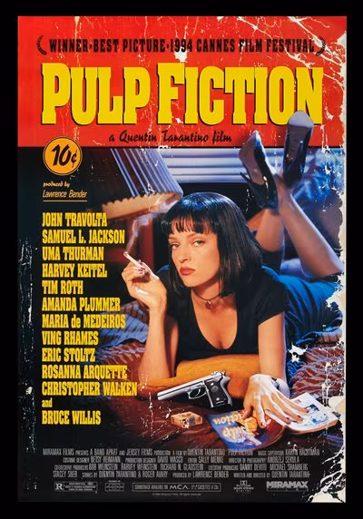 افضل افلام الكوميديا السوداء - Pulp Fiction