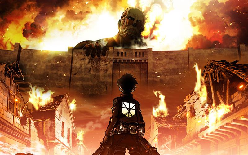 افضل مسلسلات الانمي - Attack on Titan