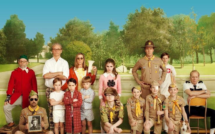 الالوان في السينما - فيلم Moonrise Kingdom