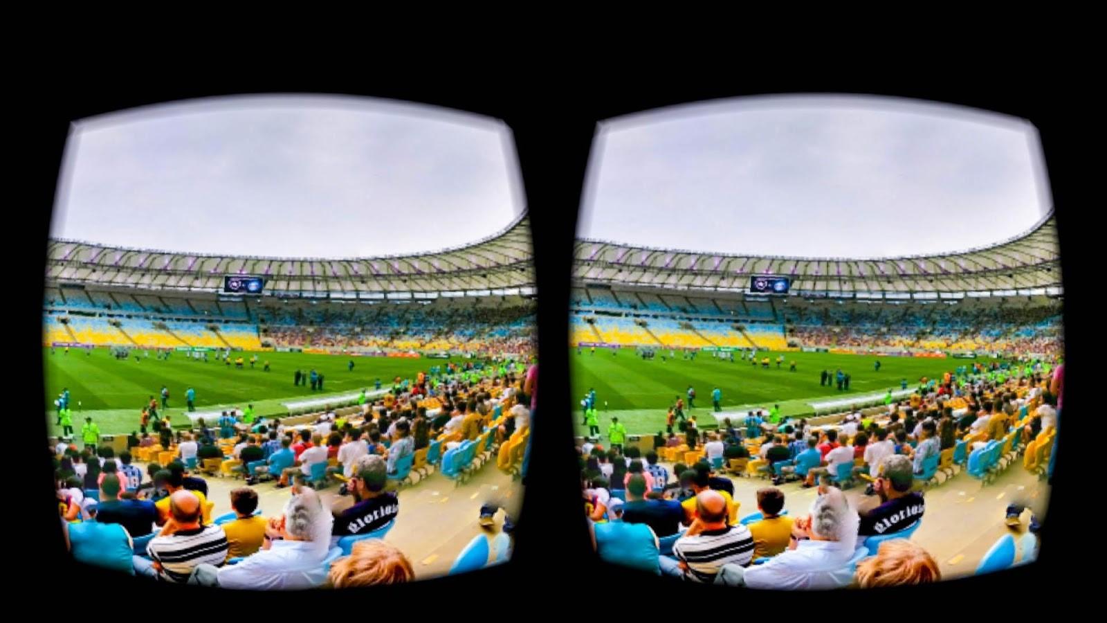 شاشتان للعرض بنظارات الواقع الافتراضي