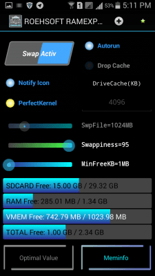 تعديل مسار وحجم SWAP