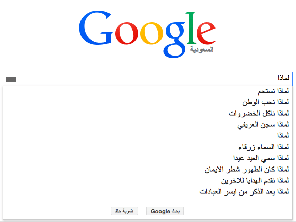 عمّ يتساءل المواطنون العرب على محرك غوغل - السعودية