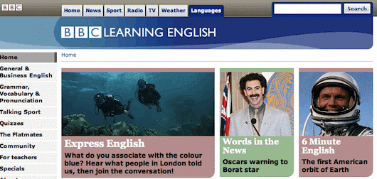 تعلم اللغة الانجليزية - مواقع التعليم الإلكترونية