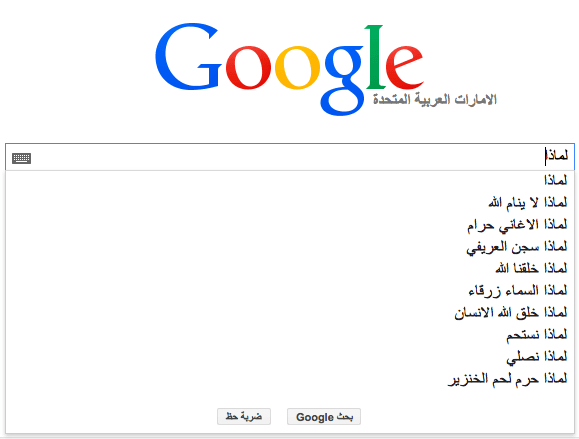 عمّ يتساءل المواطنون العرب على محرك غوغل - الإمارات