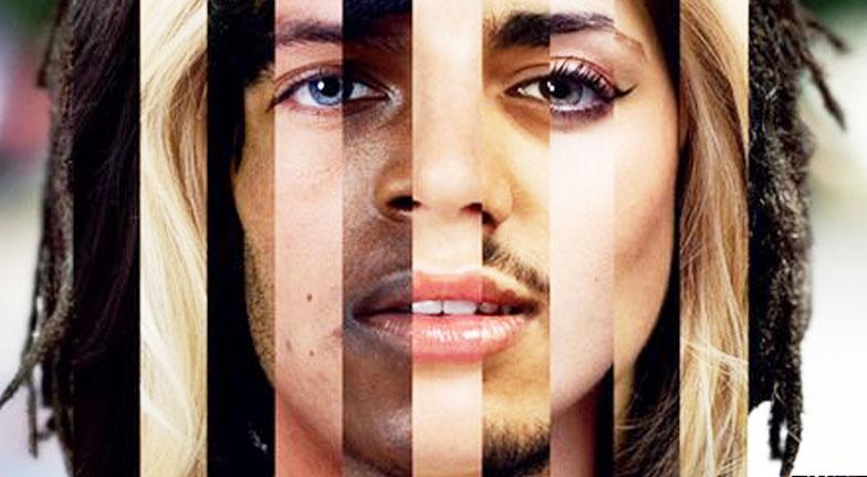 صورة تضم أشخاص من جنسيات وأعراق مختلفة تعبر عن ازمة الهوية