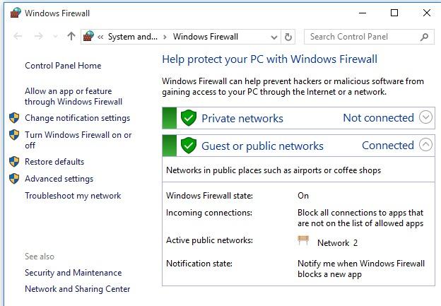 كيفية حظر برامج معينة من الإتصال بالإنترنت في نظام Windows 10