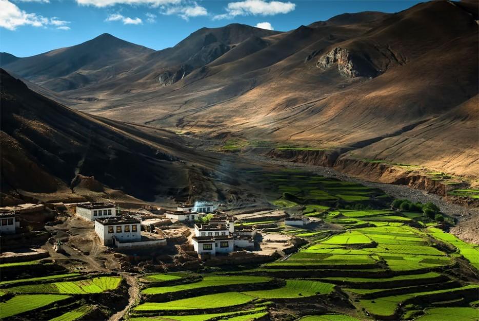 احدى قرى الهملايا – التيبت