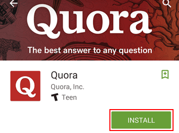 تطبيق Quora