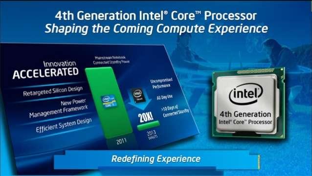 معالجات الجيل الرابع من Intel