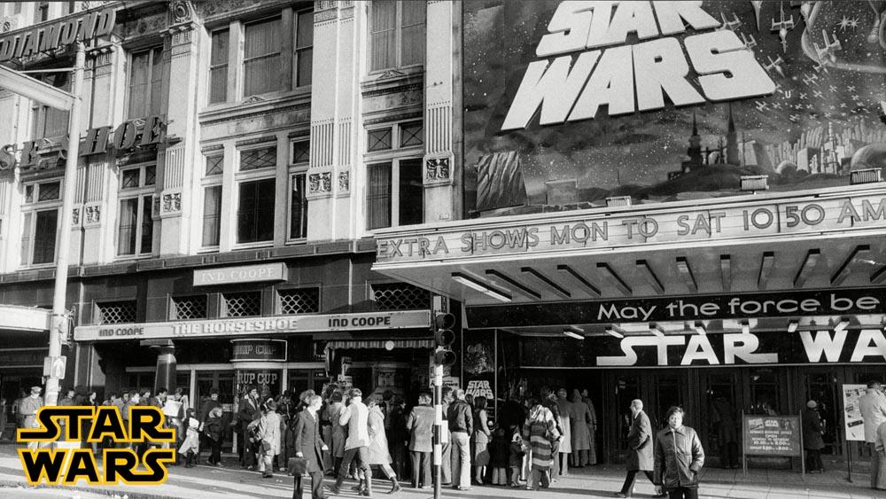 عرض فيلم Star Wars عام 1977