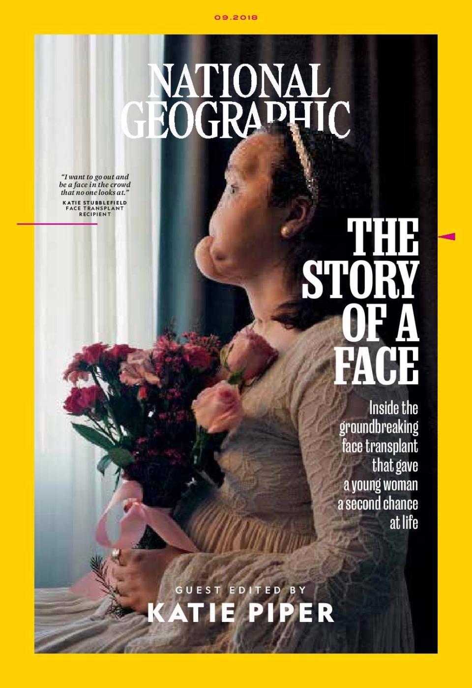 زرع الوجه: قصة غلاف مجلة ناشيونال جيغرافيك