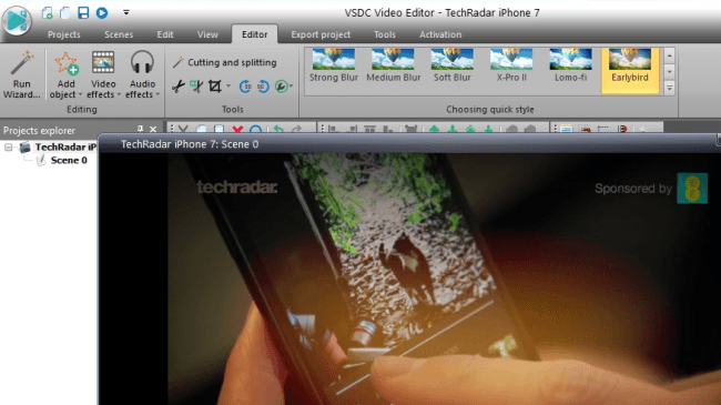 تطبيقات محرر الفيديو - VSDC Free Video Editor