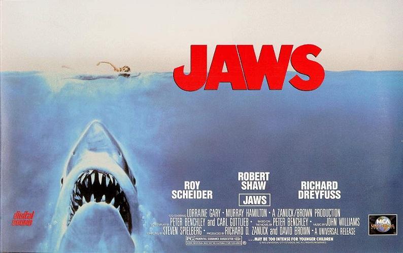 Jaws بوستر - أفلام إثارة وتشويق
