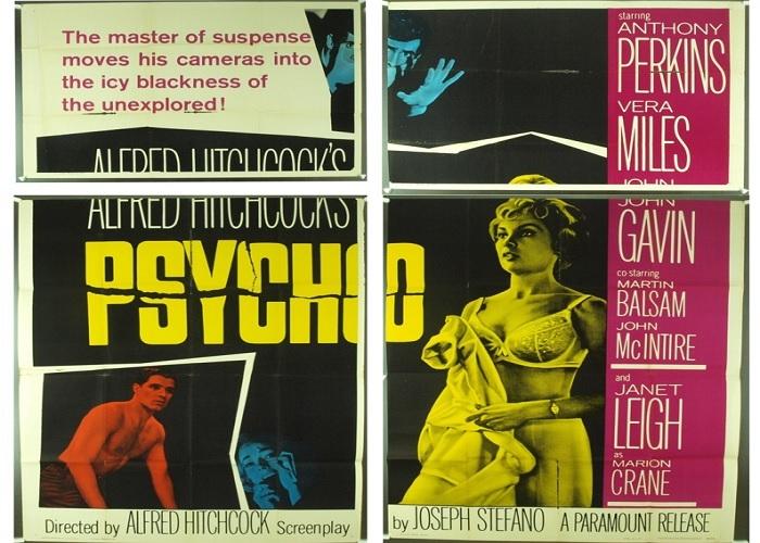 Psycho بوستر أفلام إثارة وغموض
