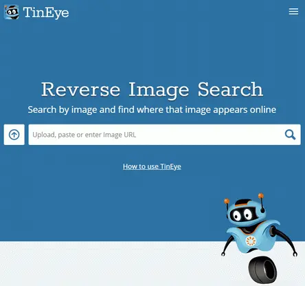 موقع TinEye للبحث بالصور
